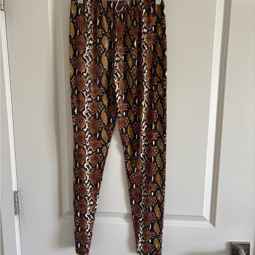 Snake Print Leggings